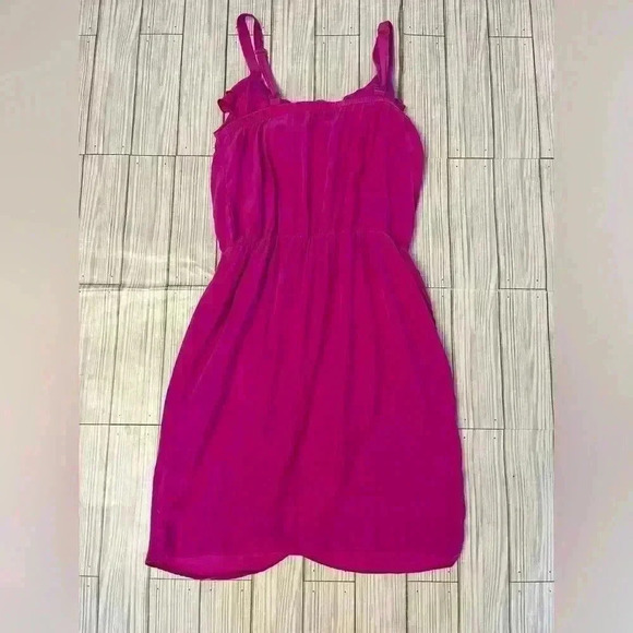 Amanda Uprichard Silk Mini Ruffle Dress - Picture 3 of 7